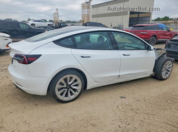5YJ3E1EB6PF393576 2023 TESLA MODEL Белый Задняя правая четверть