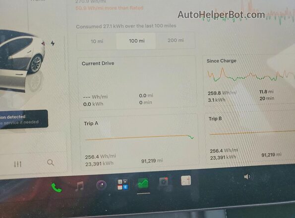 5YJ3E1EB6PF393576 2023 TESLA MODEL Белый Вид щитка приборов
