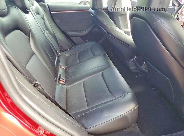 5YJ3E1EB6RF724739 2024 TESLA MODEL Красный Вид задних сидений