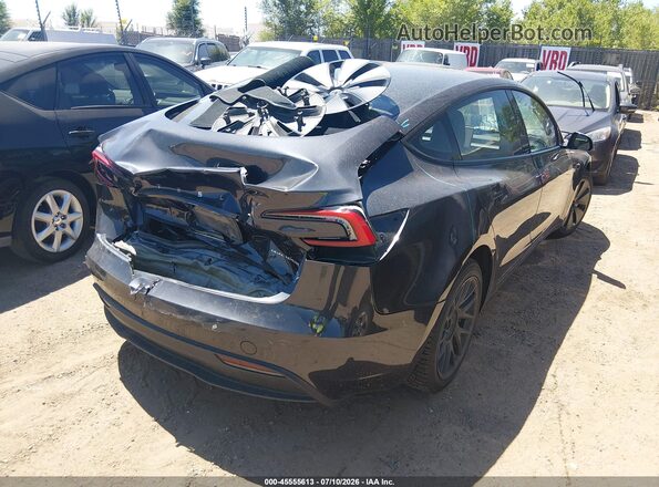 5YJ3E1EB6RF833766 2024 TESLA MODEL 3 Black Tył prawy