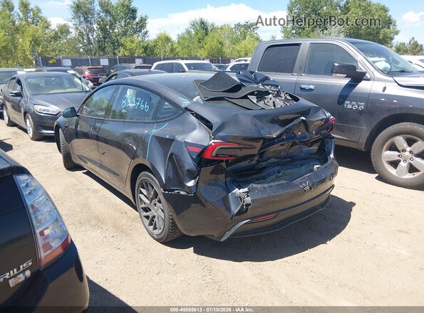 5YJ3E1EB6RF833766 2024 TESLA MODEL 3 Black Tył lewy