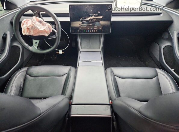 5YJ3E1EB6RF860580 2024 TESLA MODEL Черный Вид панели приборов