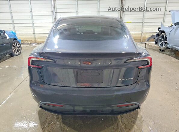 5YJ3E1EB6SF053420 2025 TESLA MODEL Gray Widok z tyłu