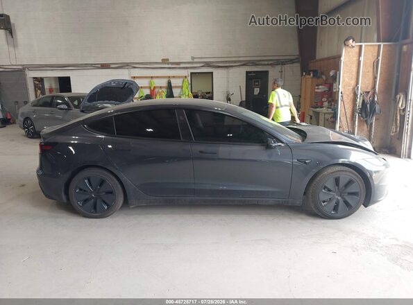 5YJ3E1EB6SF929466 2025 TESLA MODEL 3 Серый Вид щитка приборов