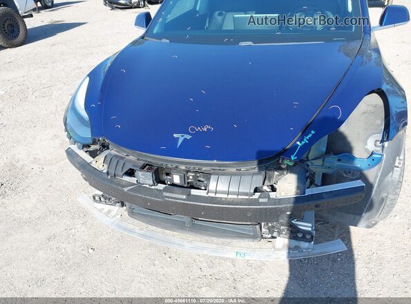 5YJ3E1EB7JF088157 2018 TESLA MODEL 3 Синий Вид спереди