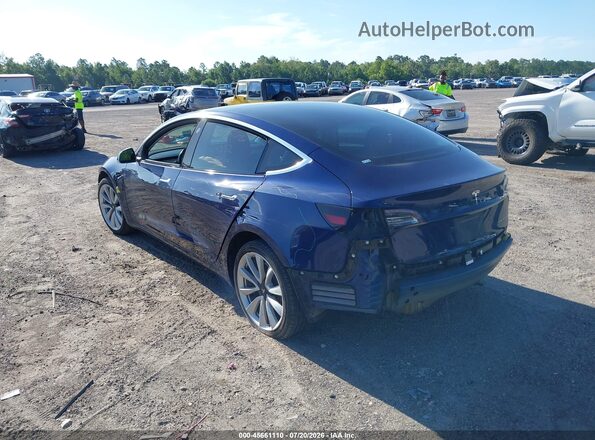 5YJ3E1EB7JF088157 2018 TESLA MODEL 3 Синий Задняя левая четверть