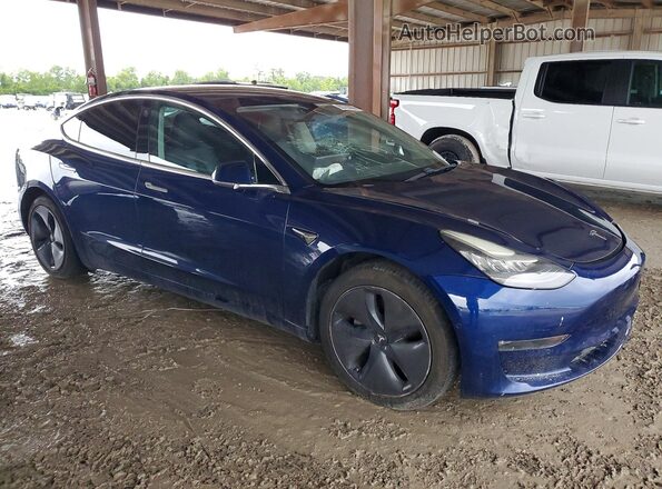 5YJ3E1EB7JF105071 2018 TESLA MODEL Blue Առջևի աջ