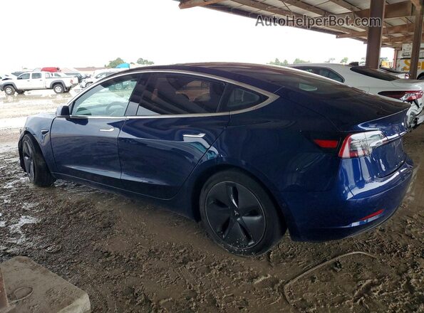 5YJ3E1EB7JF105071 2018 TESLA MODEL Blue Հետևի ձախ