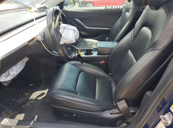 5YJ3E1EB7JF105071 2018 TESLA MODEL Blue Սալոնի դիմացի տեսք