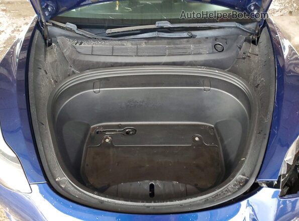 5YJ3E1EB7JF105071 2018 TESLA MODEL Blue Շարժիչի բաժամունքի տեսք