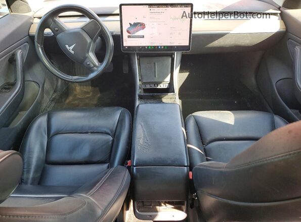 5YJ3E1EB7JF117222 2018 TESLA MODEL Red წინა პანელის ხედი