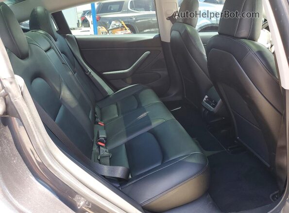 5YJ3E1EB7KF434659 2019 TESLA MODEL Gray Вид задніх сидінь