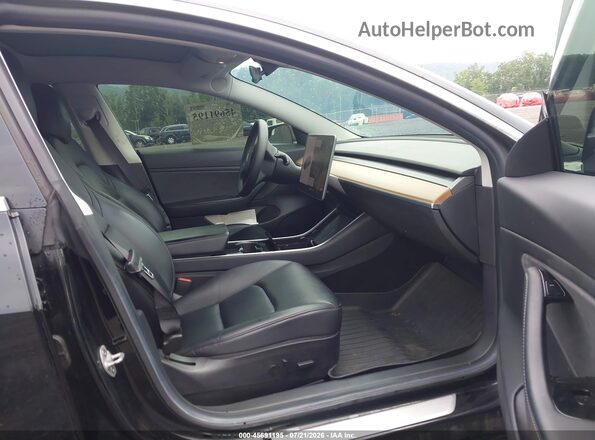 5YJ3E1EB7KF441580 2019 TESLA MODEL 3 Black Front interior view