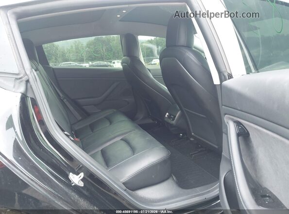 5YJ3E1EB7KF441580 2019 TESLA MODEL 3 Black Rear seats view