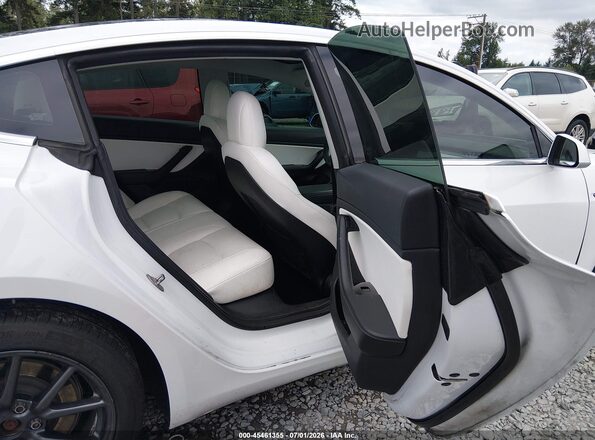 5YJ3E1EB7KF494425 2019 TESLA MODEL 3 White VIN կոդի պիտակի տեսք