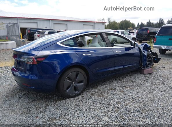 5YJ3E1EB7KF522112 2019 TESLA MODEL 3 Blue Հետևի աջ