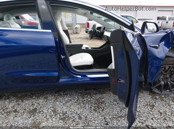 5YJ3E1EB7KF522112 2019 TESLA MODEL 3 Blue Սալոնի դիմացի տեսք