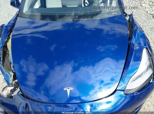 5YJ3E1EB7KF522112 2019 TESLA MODEL 3 Blue Հետևի տեսք