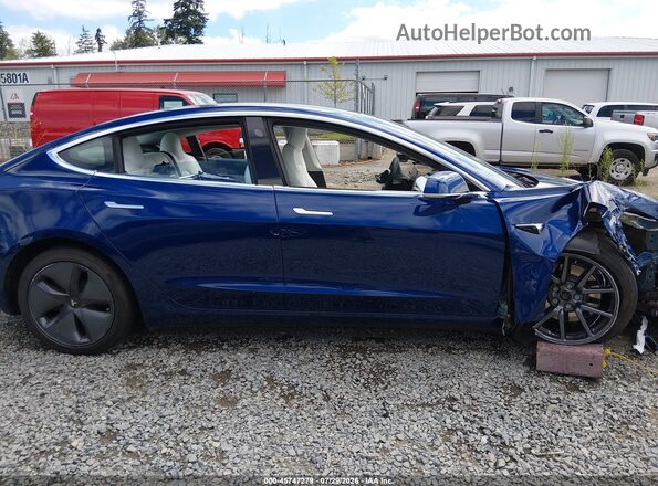 5YJ3E1EB7KF522112 2019 TESLA MODEL 3 Blue Սալոնի 360 աստիճան տեսք