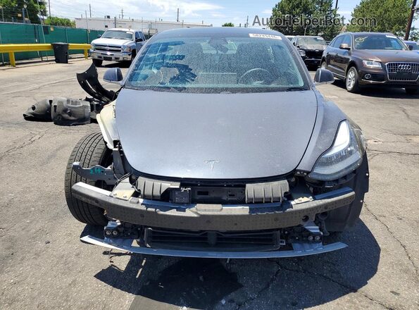 5YJ3E1EB7LF620137 2020 TESLA MODEL Серый Вид спереди