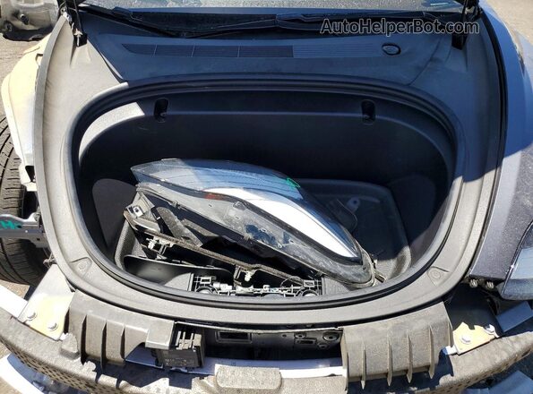 5YJ3E1EB7LF620137 2020 TESLA MODEL Серый Вид задней части салона