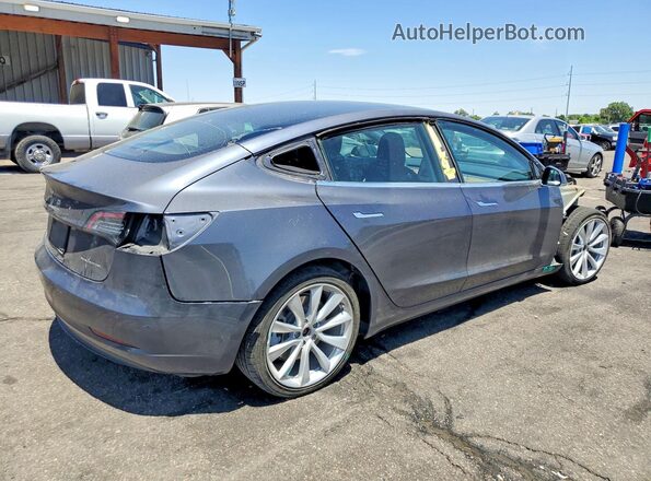 5YJ3E1EB7LF620137 2020 TESLA MODEL Серый Задняя правая четверть