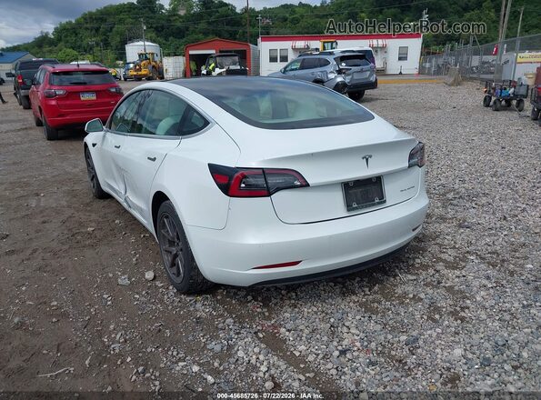 5YJ3E1EB7LF791342 2020 TESLA MODEL 3 Белый Задняя левая четверть