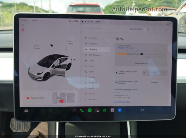 5YJ3E1EB7LF791342 2020 TESLA MODEL 3 Белый 