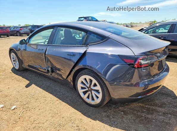 5YJ3E1EB7MF015259 2021 TESLA MODEL Gray Tył lewy