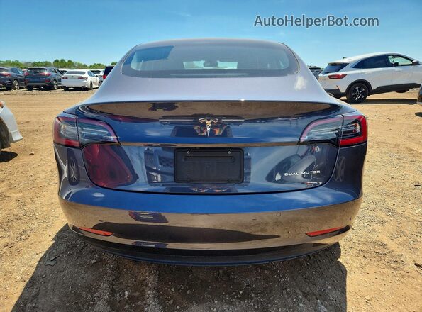 5YJ3E1EB7MF015259 2021 TESLA MODEL Gray Widok z tyłu