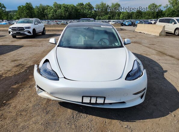 5YJ3E1EB7MF047435 2021 TESLA MODEL Белый Вид спереди