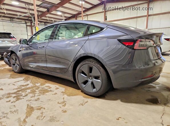 5YJ3E1EB7MF981269 2021 TESLA MODEL Gray Հետևի ձախ