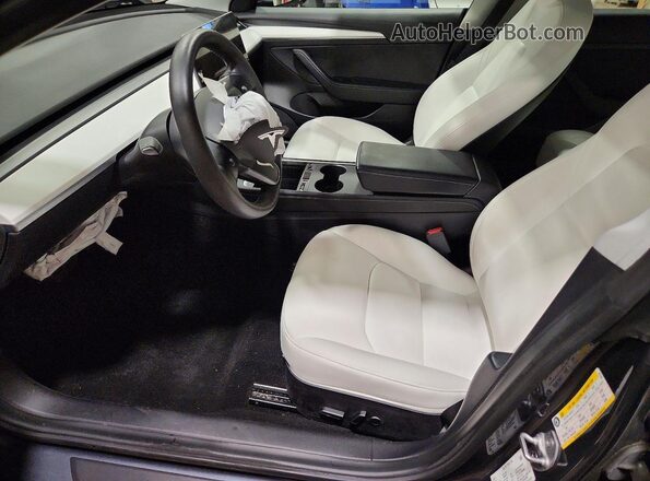 5YJ3E1EB7MF981269 2021 TESLA MODEL Gray Սալոնի դիմացի տեսք