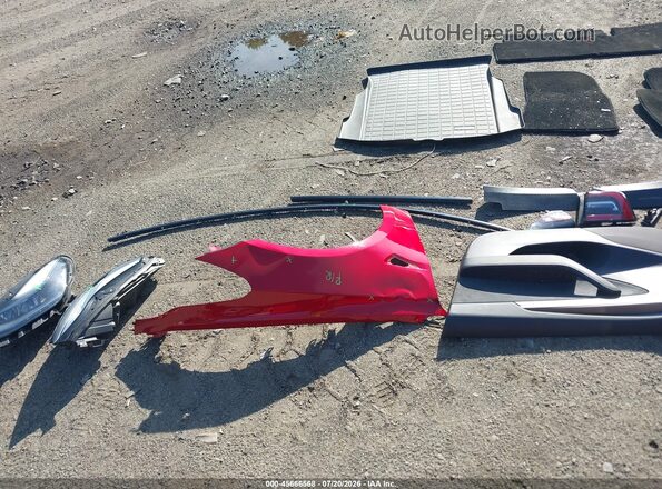 5YJ3E1EB7NF134124 2022 TESLA MODEL 3 Red Widok deski rozdzielczej