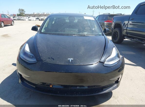 5YJ3E1EB7NF180648 2022 TESLA MODEL 3 Black Widok deski rozdzielczej