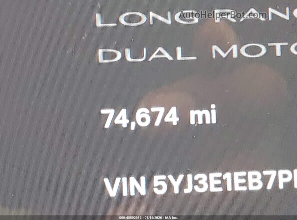 5YJ3E1EB7PF415861 2023 TESLA MODEL 3 Black 