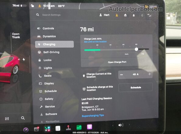 5YJ3E1EB7PF415861 2023 TESLA MODEL 3 Black 