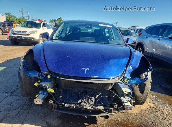 5YJ3E1EB7PF624968 2023 TESLA MODEL Blue Вид спереду