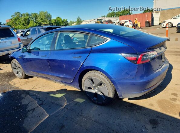 5YJ3E1EB7PF624968 2023 TESLA MODEL Blue Задня ліва чверть