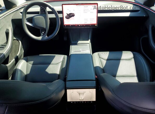 5YJ3E1EB7RF716973 2024 TESLA MODEL Black Dashboard view