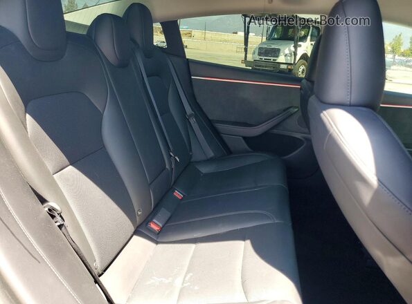 5YJ3E1EB7RF716973 2024 TESLA MODEL Black Rear seats view