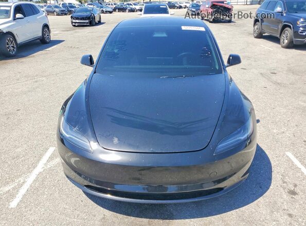 5YJ3E1EB7RF716973 2024 TESLA MODEL Black Front view