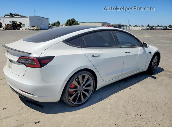 5YJ3E1EB8JF081573 2018 TESLA MODEL White Trasero derecho