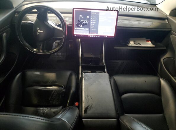 5YJ3E1EB8JF082674 2018 TESLA MODEL Black Вид панелі приладів