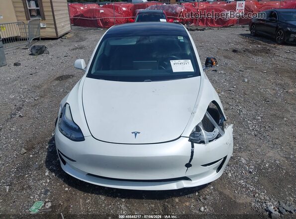 5YJ3E1EB8LF637075 2020 TESLA MODEL 3 White Widok deski rozdzielczej