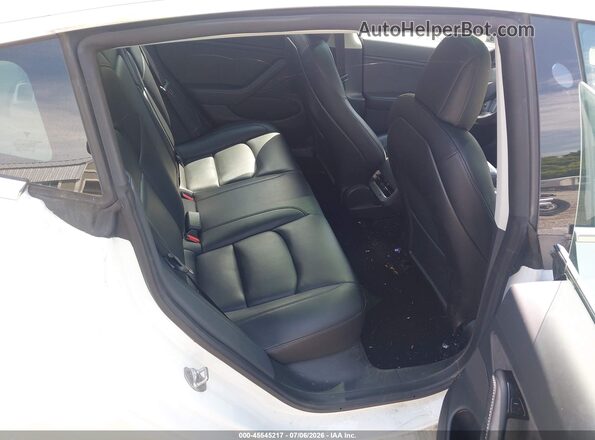 5YJ3E1EB8LF637075 2020 TESLA MODEL 3 White Widok naklejki z numerem VIN