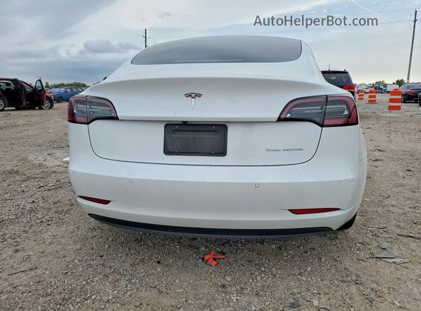 5YJ3E1EB8LF639621 2020 TESLA MODEL White უკანა ხედი
