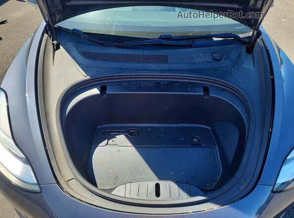 5YJ3E1EB8LF640123 2020 TESLA MODEL Gray Widok wnętrza z tyłu