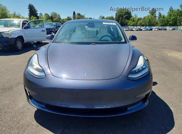 5YJ3E1EB8LF640123 2020 TESLA MODEL Gray Widok z przodu