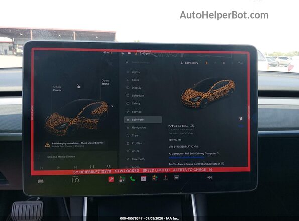 5YJ3E1EB8LF710378 2020 TESLA MODEL 3 Black 